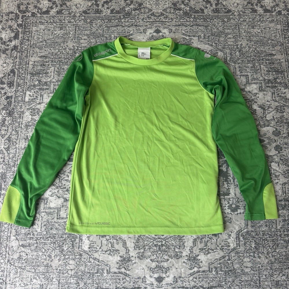 Uhlsport Kids Goalkeeper Soccer Football Shirt Jersey Padded Youth Size 13-14